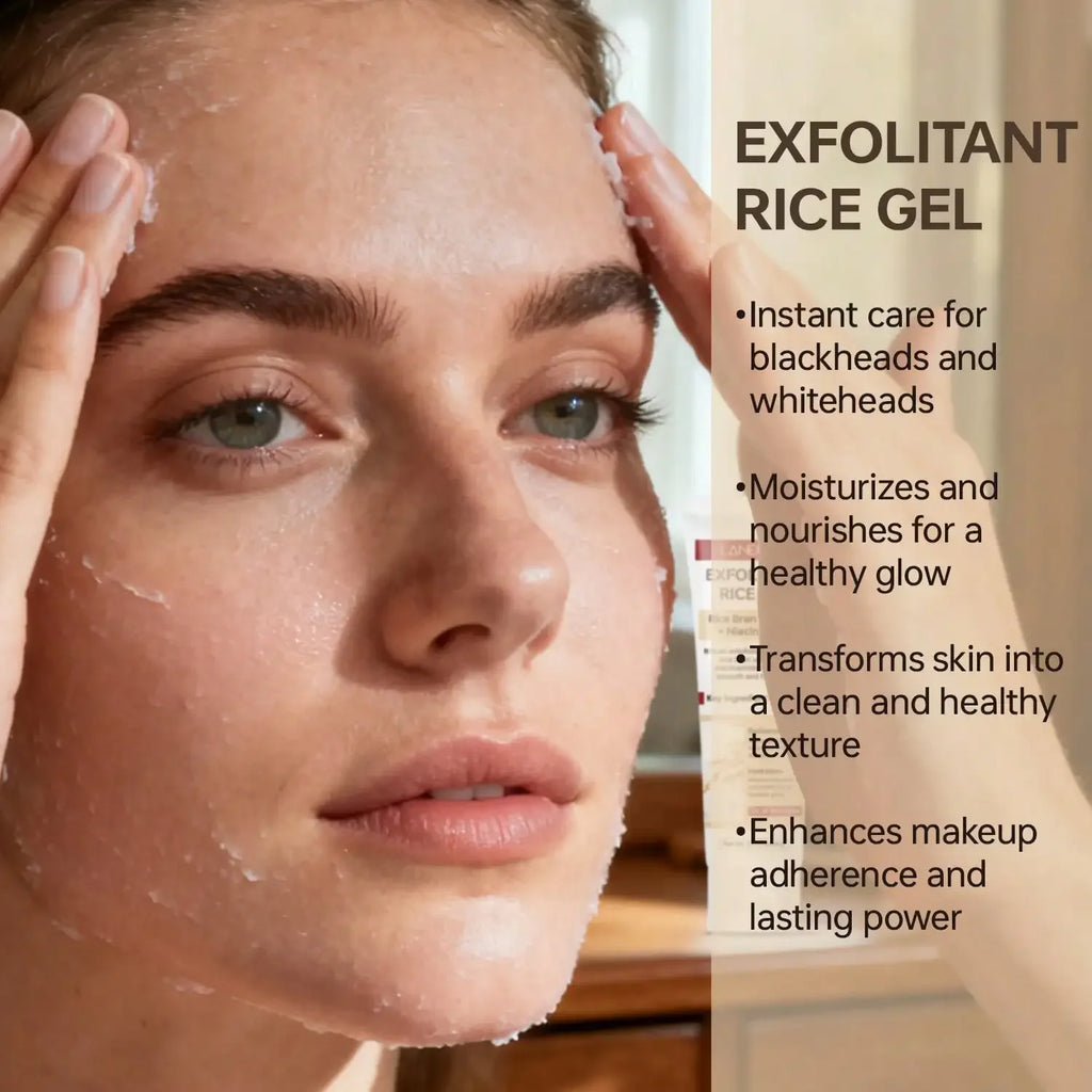 Lanemay Rice Enzyme Peel-Off Gel – Exfoliating Face Mask Peel-Off Face Mask Qst