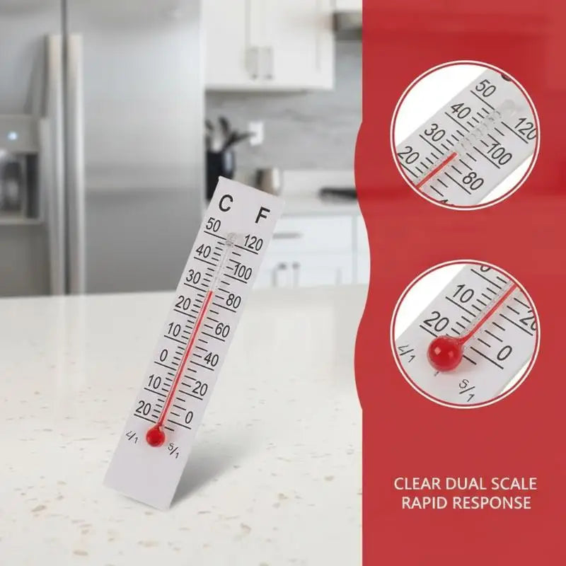 Miniature Paper Cardboard Thermometer Indoor 20–50°C | 5×1cm Indoor Thermometer Qme