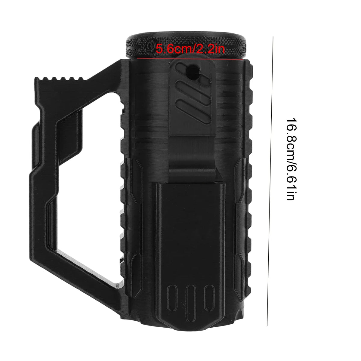 Tactical Non-Slip Can & Bottle Holder with Handle – 12oz Can & Bottle Holder Qme for 12OZ Slim Can A