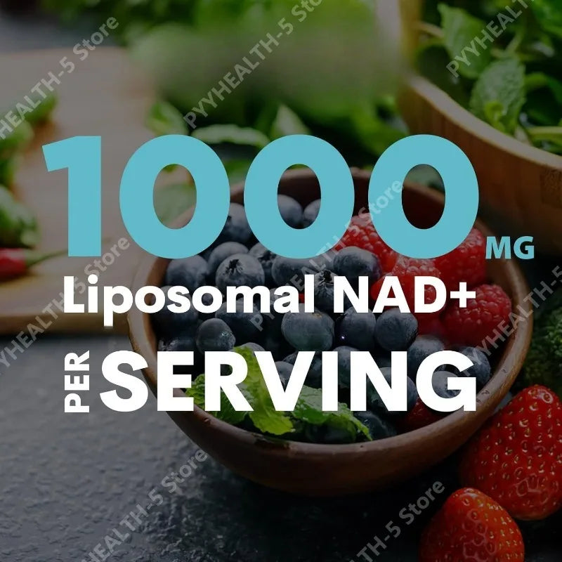 Liposomal NAD+ 1000mg Supplement – 60 Softgels | Cellular Energy NAD+ Supplement Qst