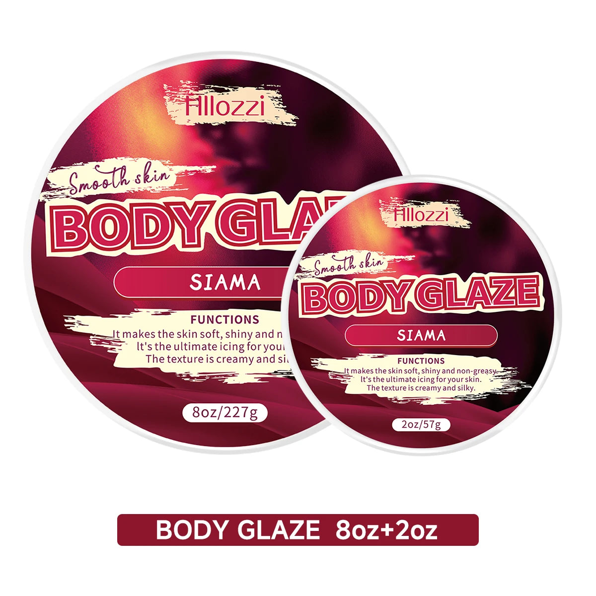 Body Glaze Cream – Brightening Moisturizer with Seed Oils Body Moisturizer Cream Qst 8oz Body Glaze