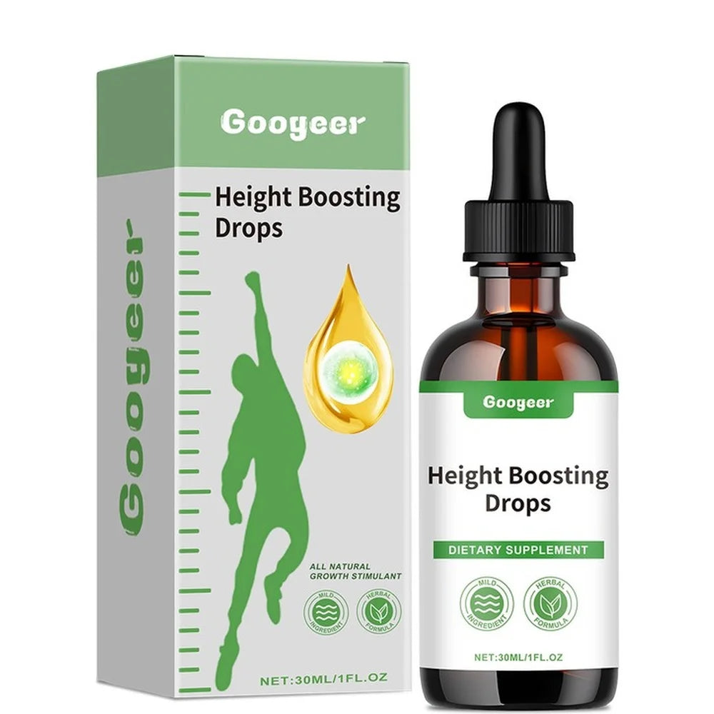 Googeer Height Drops – Vitamin B1, Gluconolactone & Mint 30ml Liquid Vitamin Drops Qst 30 ml(Pack of 1)