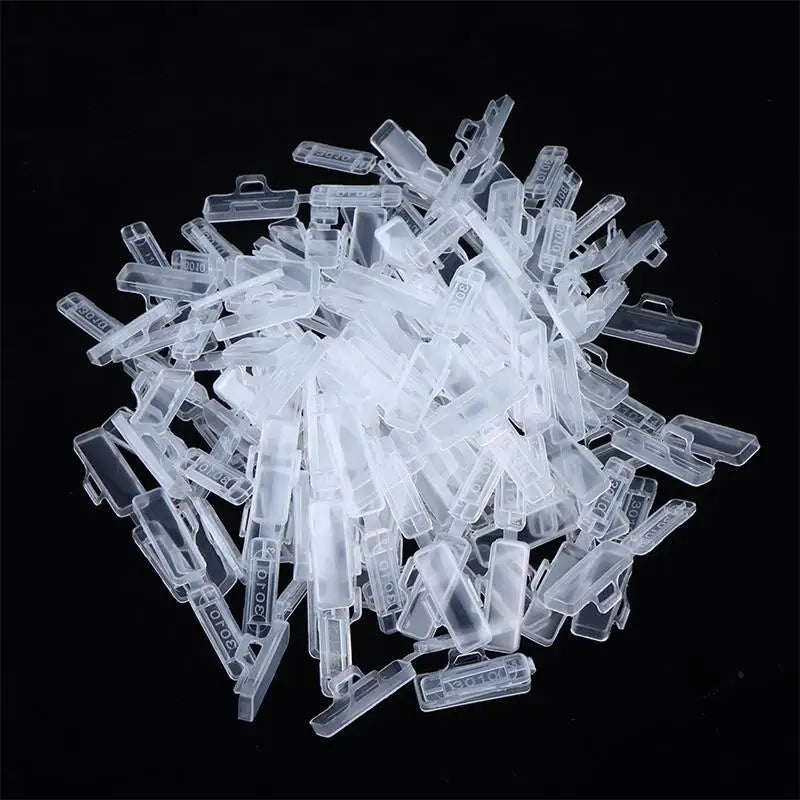 Plastic Cable Label Tags – Wire & Data Cable Name Holders 100pcs Cable Label Tags Qme