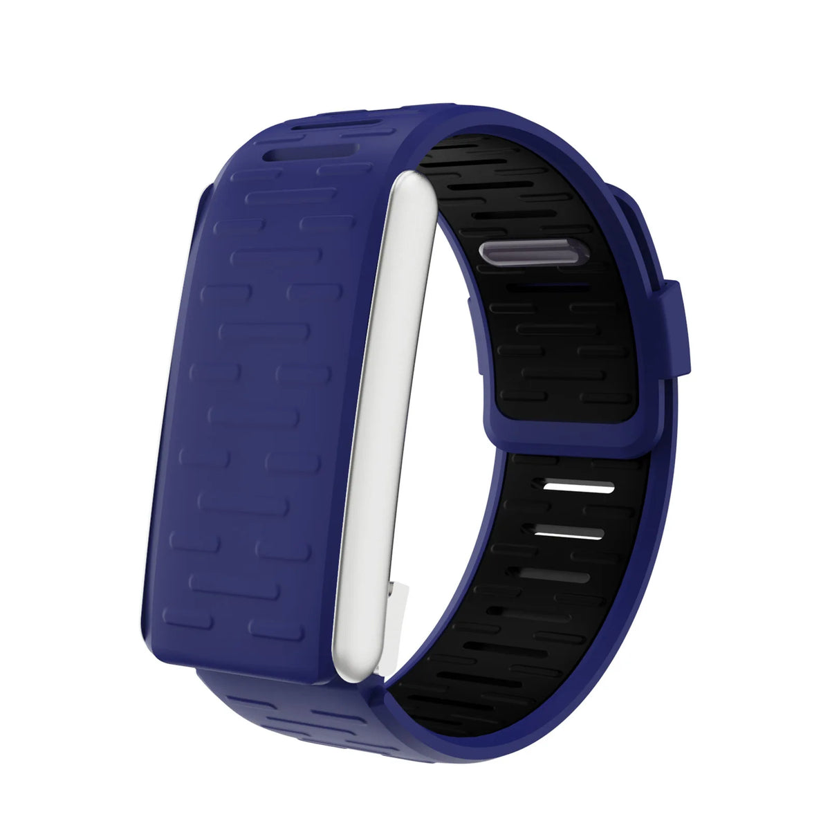 Silicone Sport Band for Whoop 5.0 – Adjustable Replacement Strap Fitness Tracker Band Qme Dark Blue-5.0