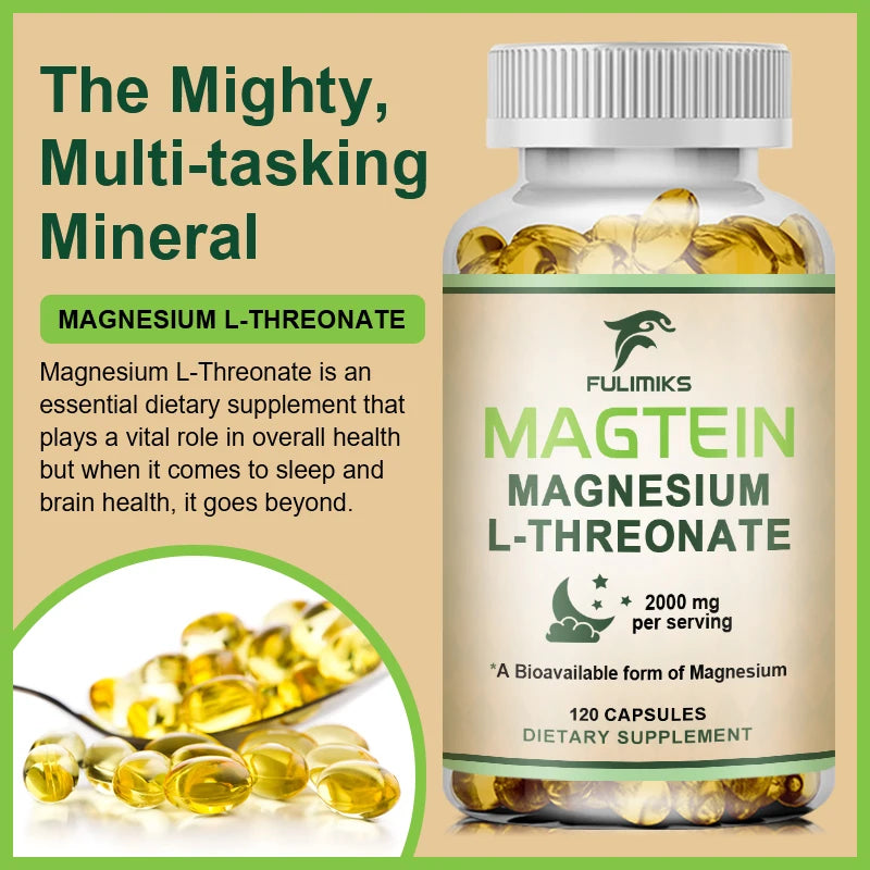 Fulimiks Magtein Magnesium L-Threonate – Memory & Sleep Magnesium Supplement Qst