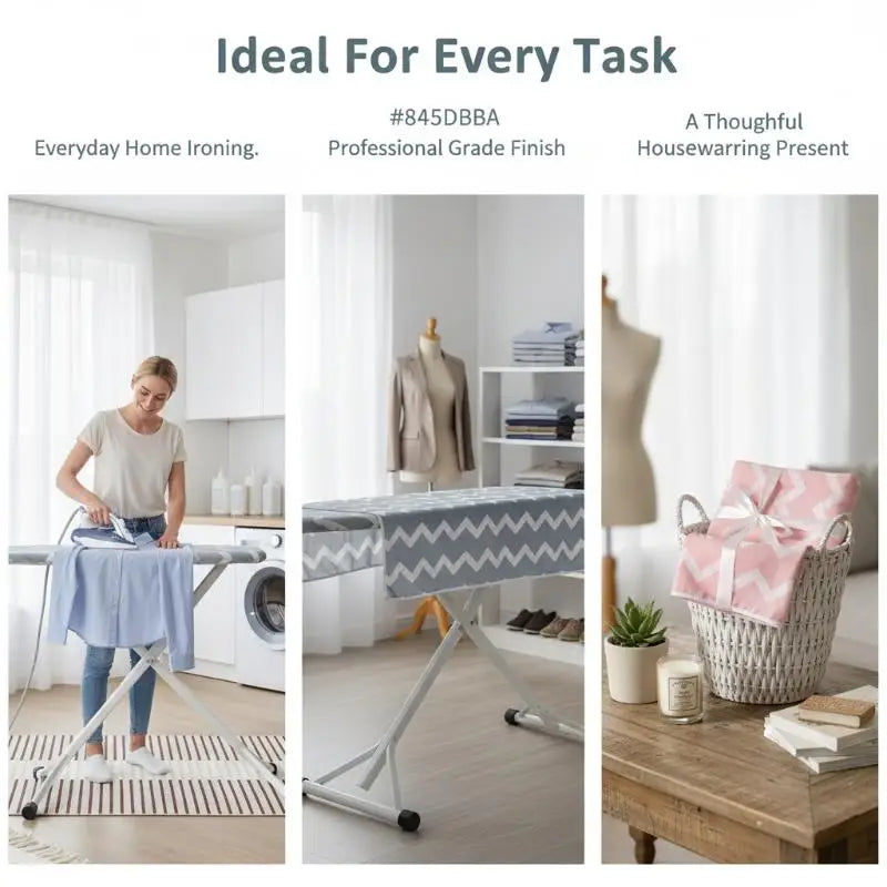 Heat Resistant Ironing Board Cover & Thick Pad – Cotton, 43×110cm Ironing Board Cover Qme