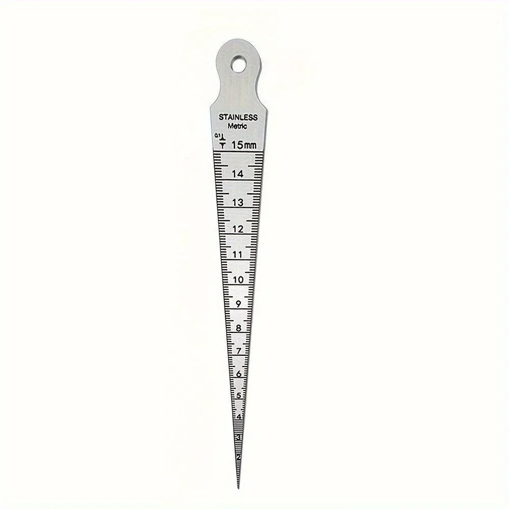 Stainless Steel Taper Gauge Wedge Feeler – Gap & Hole Measure Taper Feeler Gauge Qme 1 pc