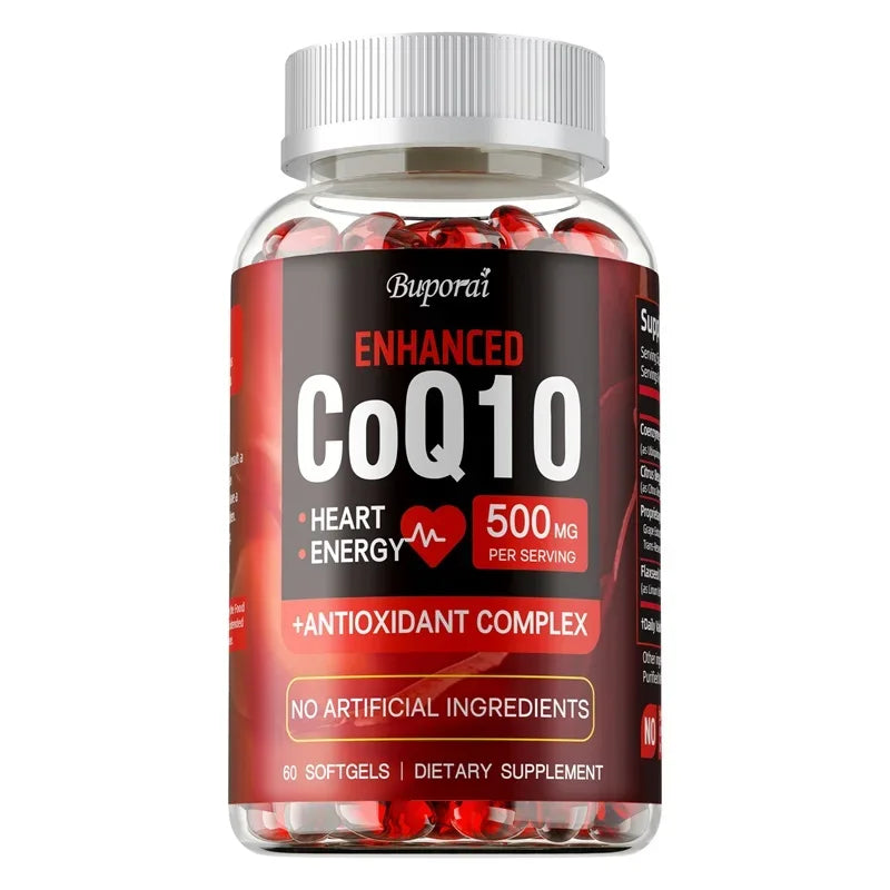 Xemenry CoQ10 500mg – Antioxidant & Energy Supplement CoQ10 Supplement Qst 60 Capsules