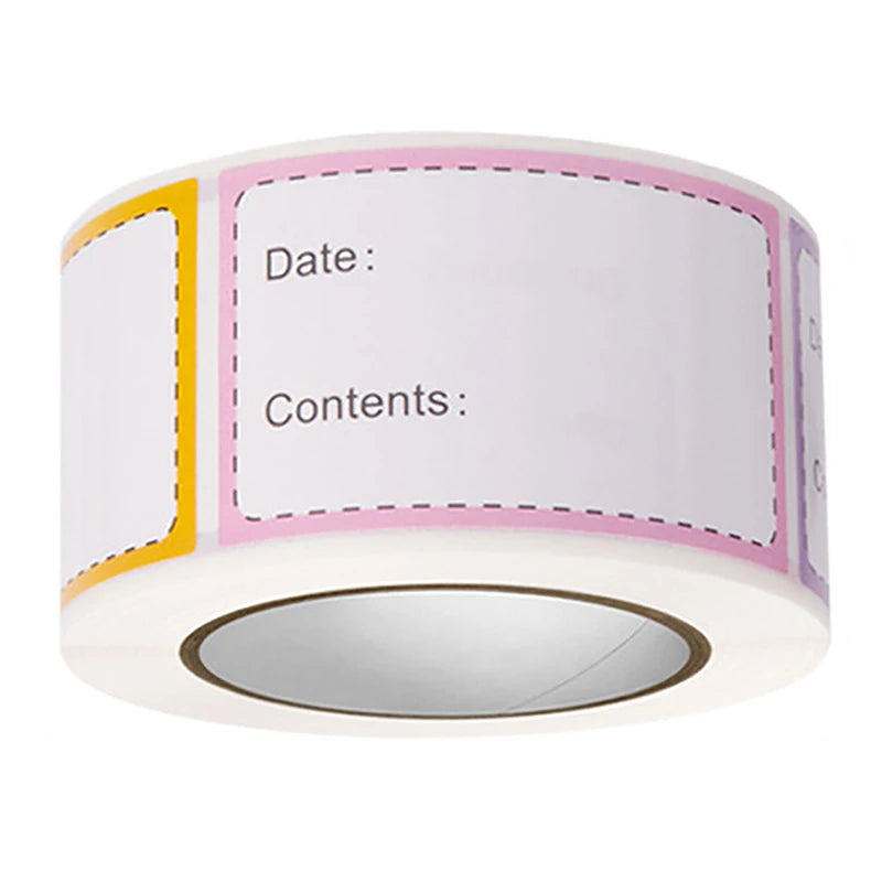 250Pcs Self-Adhesive Food Storage Date Labels | Freezer Stickers Food Storage Labels Qst