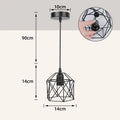 Vintage Nordic LED Chandelier Pendant Ceiling Hanging Lamp LED Pendant Chandelier Qme 1light