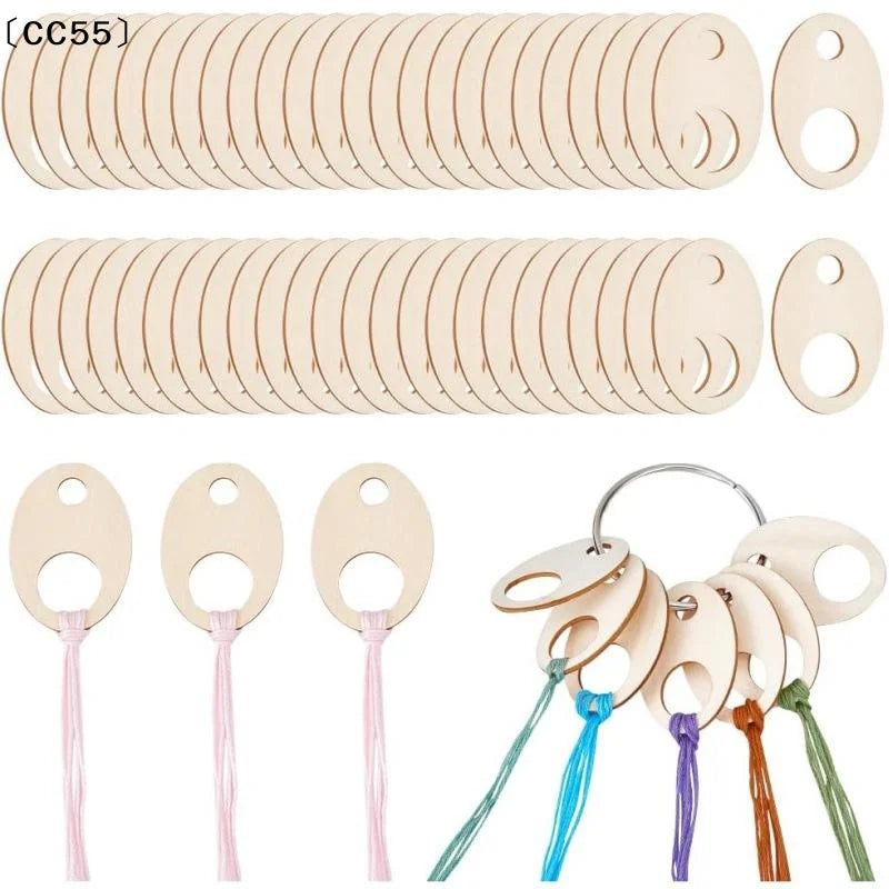 50 Clear Acrylic Floss Thread Bobbin Organizer for Embroidery Thread Bobbin Organizer Qst