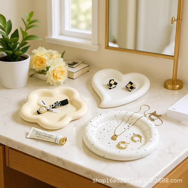 T-Shape Cloud Jewelry Tray Organizer for Rings & Earrings Jewelry Display Tray Qme