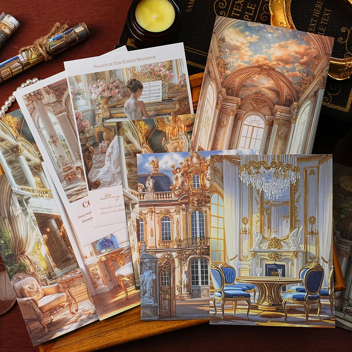 Four Seasons Landscape Scrapbooking Paper – 20 Sheet Journal Kit Decorative Craft Paper Qme