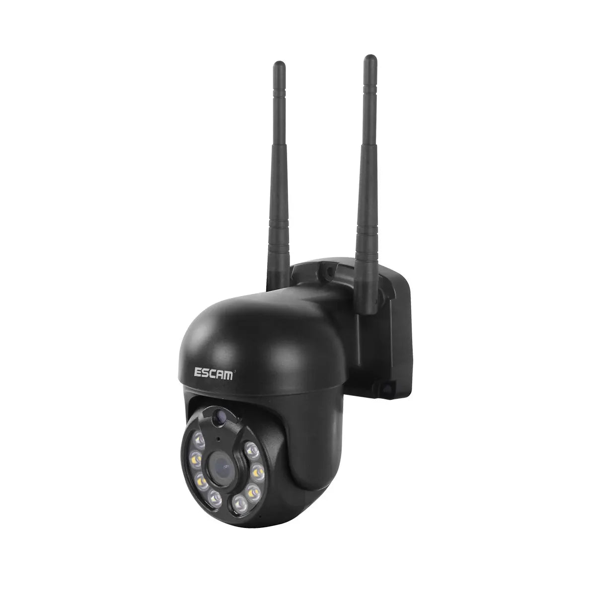ESCAM 3MP HD Wireless CCTV PTZ System | 8CH NVR & Night Vision Wireless CCTV System Qme black US Plug None
