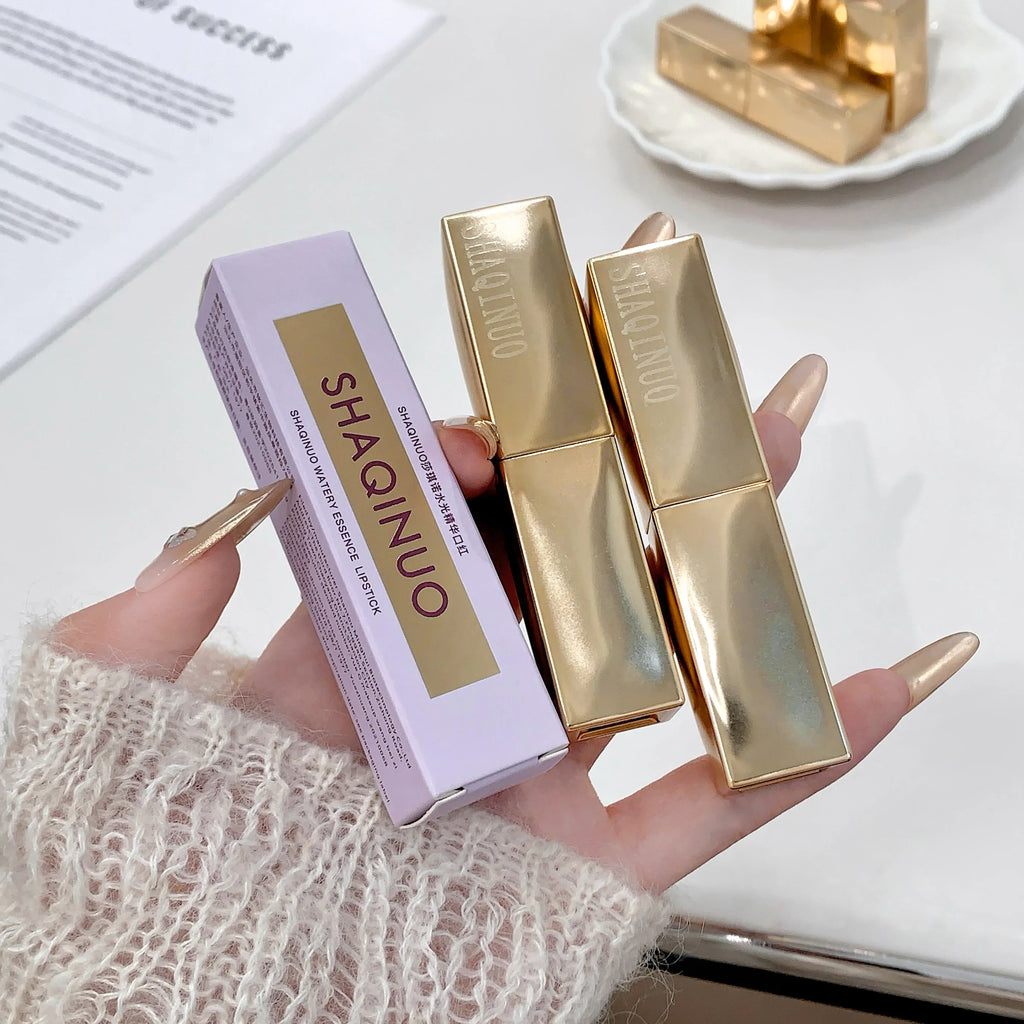 SHAQINUO Luxurious Gold Solid Lip Gloss – Silky & Glossy Solid Lip Gloss Qme