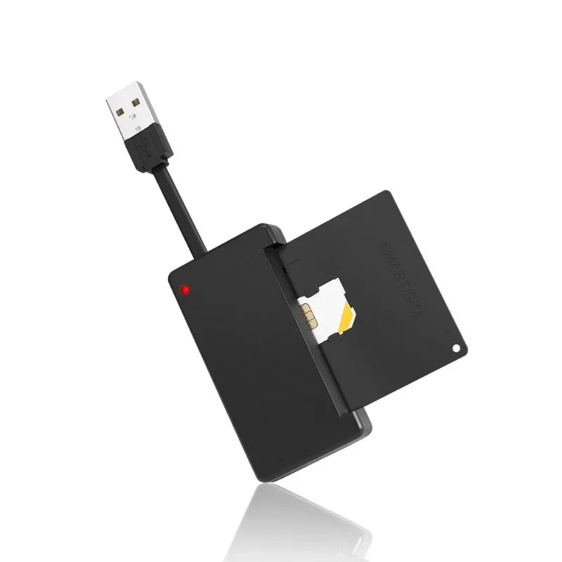 USB 2.0 Smart Card Reader – EMV, CAC, ID & Bank Cards USB Smart Card Reader Qme