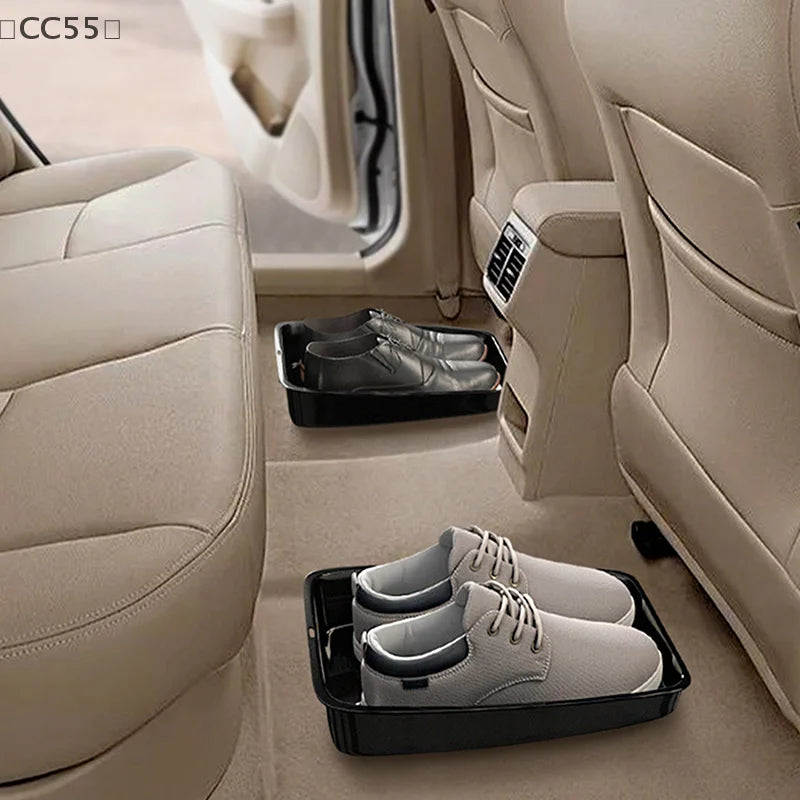Car Under-Seat Shoe Storage Tray – Durable PP Organizer Car Storage Organizer Qst