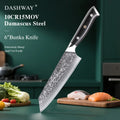 DASHWAY 6-Inch Damascus Steel Bunka Kiritsuke Chef Knife Damascus Chef Knife Qst Bunka Knife 6 inch