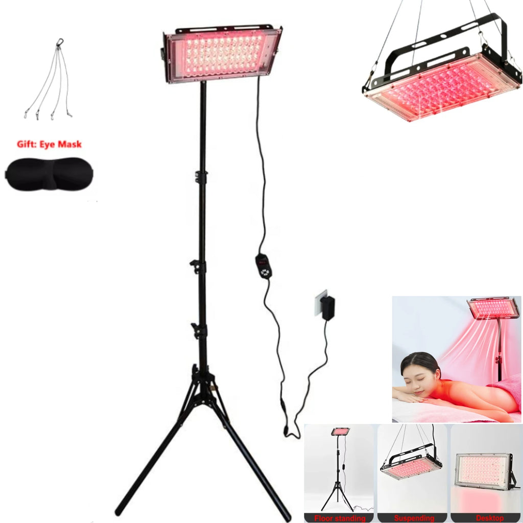 96 LED Red & Infrared Light Therapy Device 660nm 850nm | ZONGKUNG Red Light Therapy Panel Qst