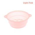 Foldable Silicone Face Ice Bath Bowl – Portable Facial Basin Facial Plunge Basin Qme Light pink