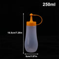Squeeze Condiment Bottles for Ketchup, Sauces & Seasoning Condiment Squeeze Bottle Qme 250ml Round