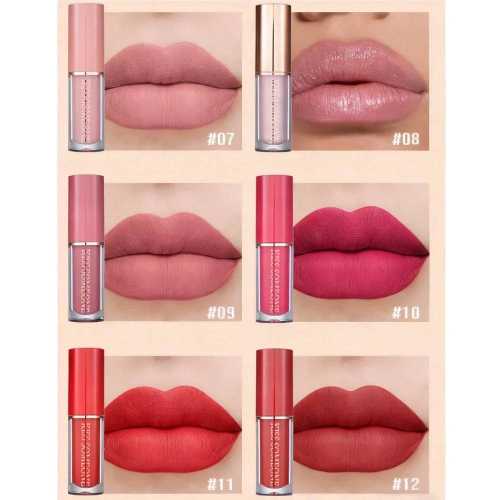 Petansy Matte Liquid Lipstick Set – Waterproof Long-Lasting Lip Gloss Liquid Lipstick Set Qme