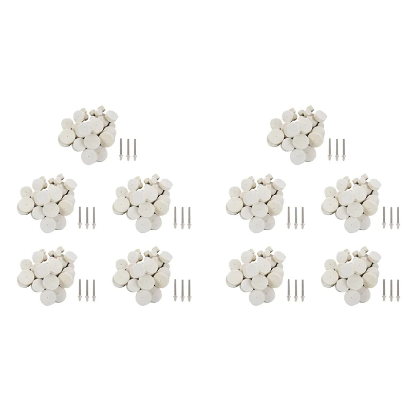 Soft Felt Polishing Buffing Wheel Mixed Accessory Rotary Tool Set Rotary Tool Accessory Qme beige NONE
