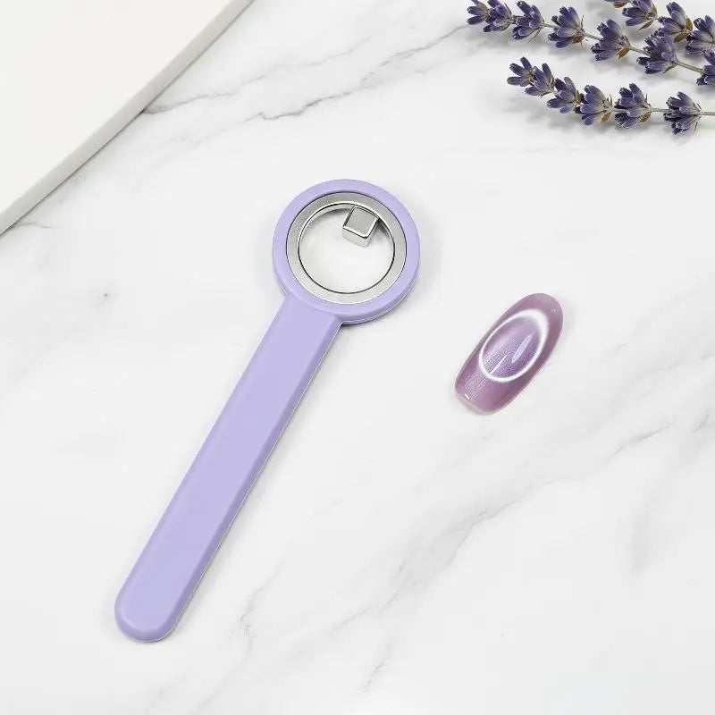 Cat Eye Nail Magnet Ring – Reusable Gel Polish Manicure Tool Nail Art Magnet Tool Qme