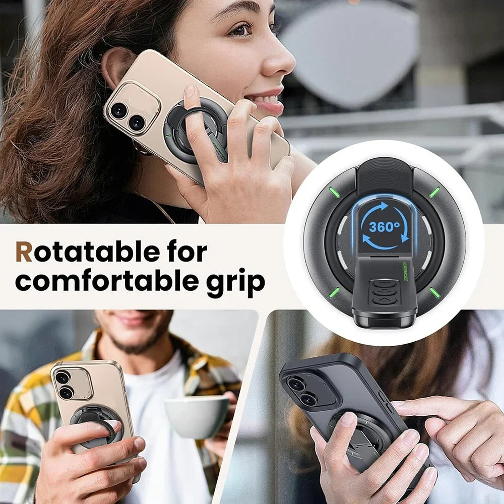 360° Rotating Magnetic Phone Ring Grip & Stand Holder Phone Ring Grip Stand Qme