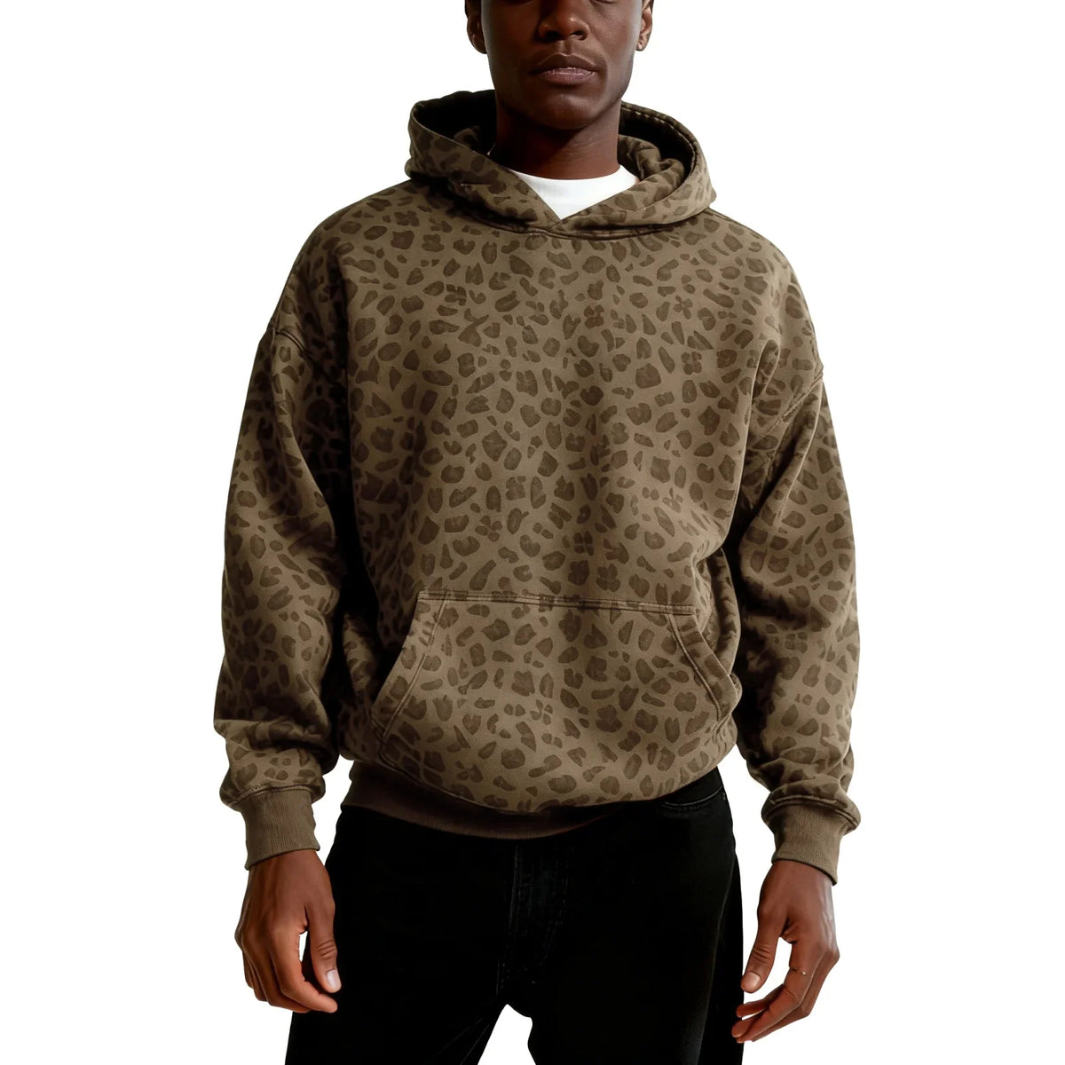 Unisex Casual Soft Long-Sleeve Polyester Sweatshirt | 2 Colors Casual Sweatshirt Qme Light Brown S