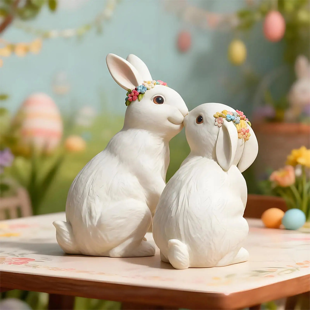 3D Bunny Silicone Mold Set – Soap, Candle & Chocolate Craft Silicone Craft Mold Qme