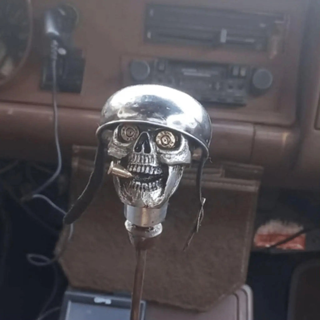 Skull Gear Shift Knob Cover | Skeleton Car Shifter Accessory Gear Shift Cover Qme