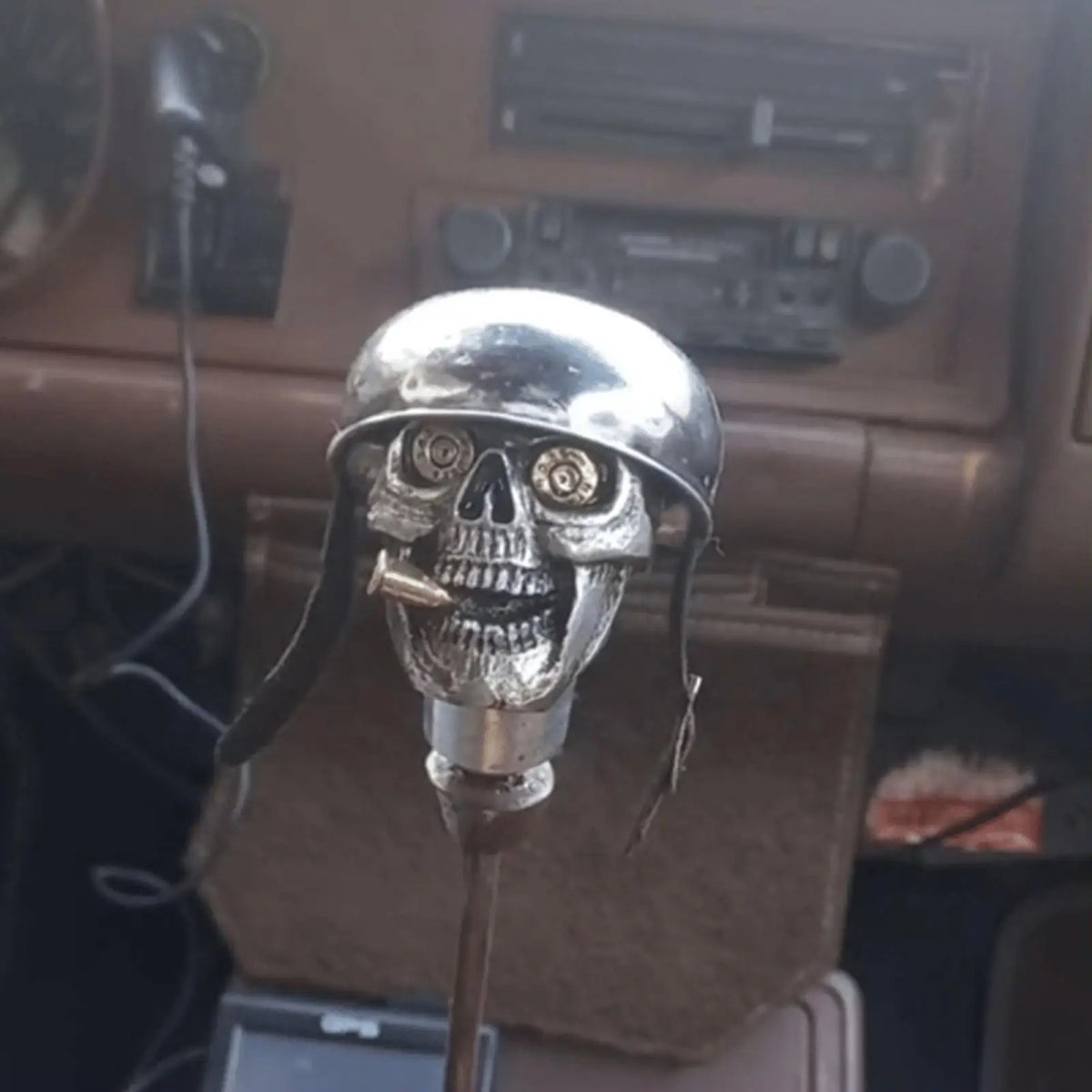 Skull Gear Shift Knob Cover | Skeleton Car Shifter Accessory Gear Shift Cover Qme