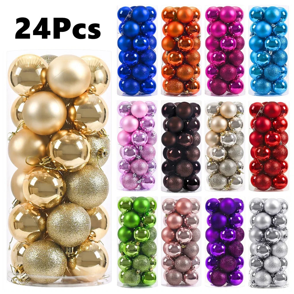 Christmas Ball Ornaments – Hanging Xmas Tree Decorations 3cm Christmas Tree Ornaments Qme