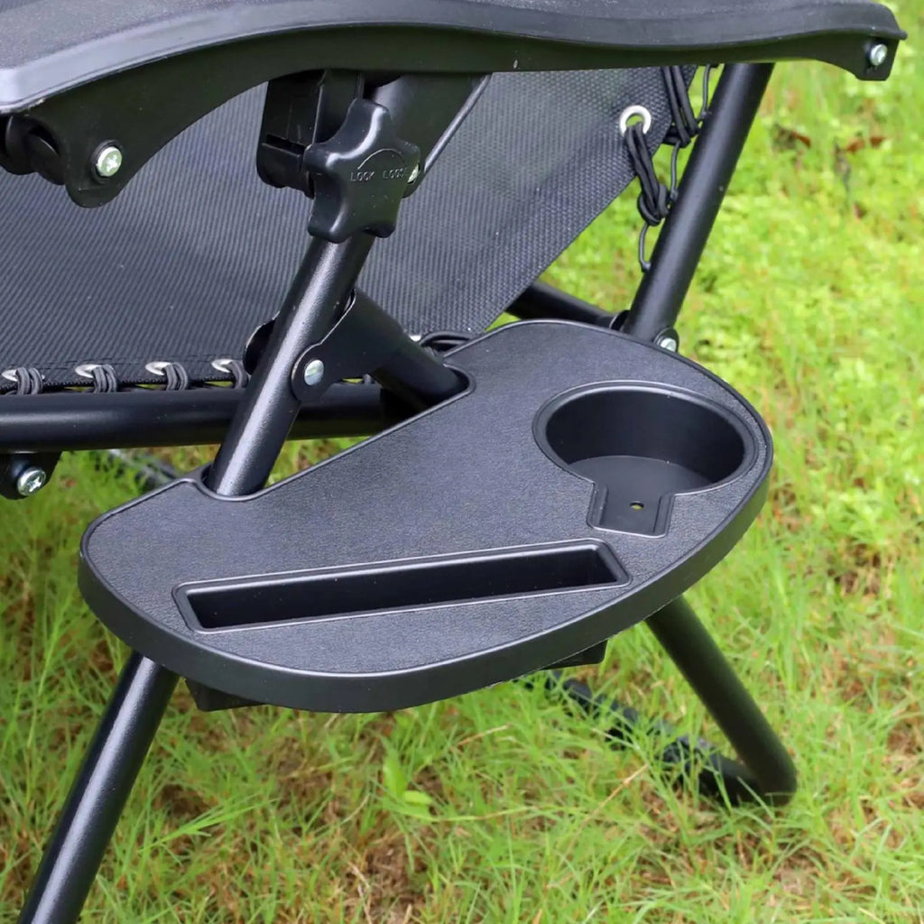Recliner Drink Holder Tray – Non-Slip Space-Saving Side Table Chair Side Tray Qme