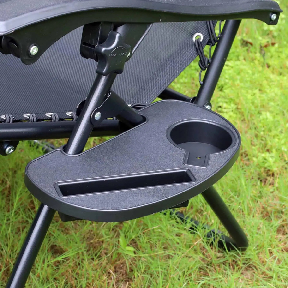 Recliner Drink Holder Tray – Non-Slip Space-Saving Side Table Chair Side Tray Qme
