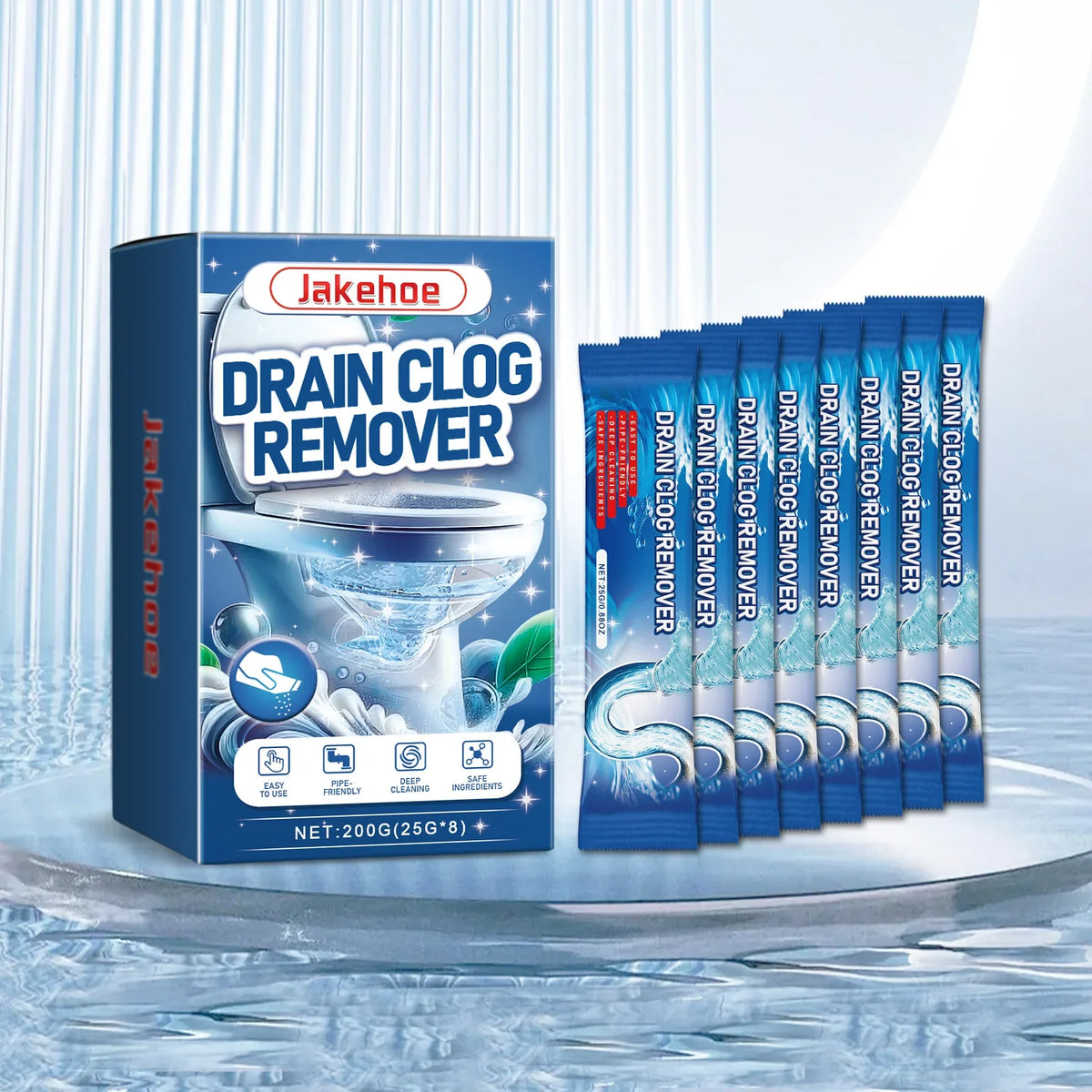 Qme Drain Cleaner – Sink, Toilet & Pipe Clog Remover Drain Clog Remover Qme Default Title