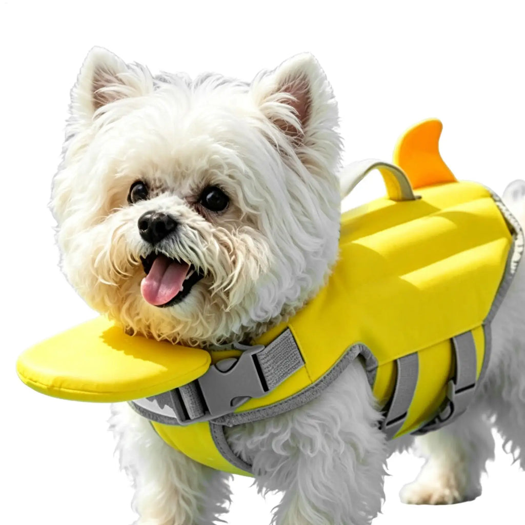 Dog Swim Vest – Waterproof Floating Life Jacket for Dogs Dog Life Jacket Qme