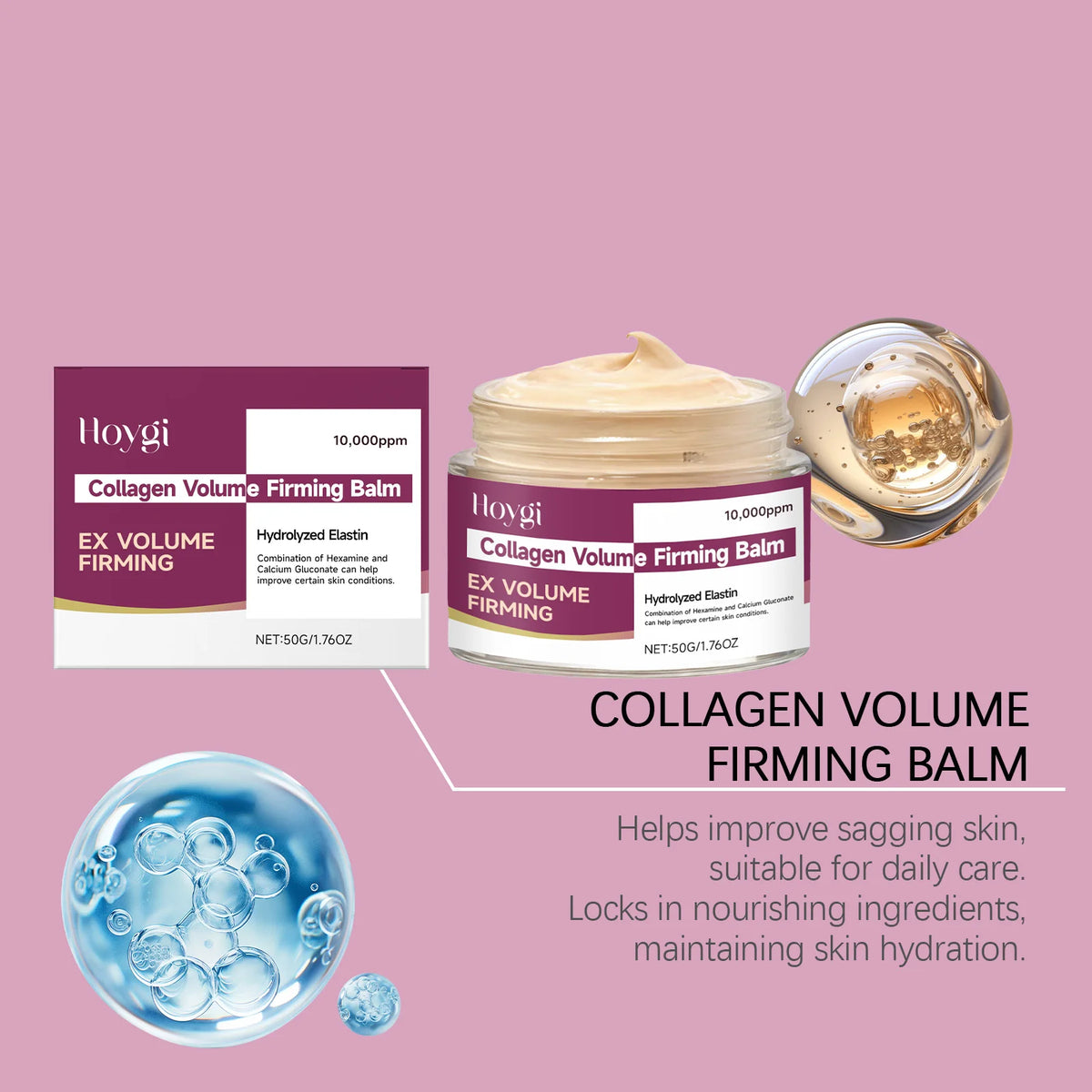 Hoygi 50g Deep Moisturizing Face Cream – All Skin Types Facial Moisturizer Cream Qst