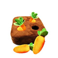 Interactive Dog Snuffle Mat – Carrot Plush Nose Work Puzzle Toy Dog Puzzle Toy Qme Chocolate