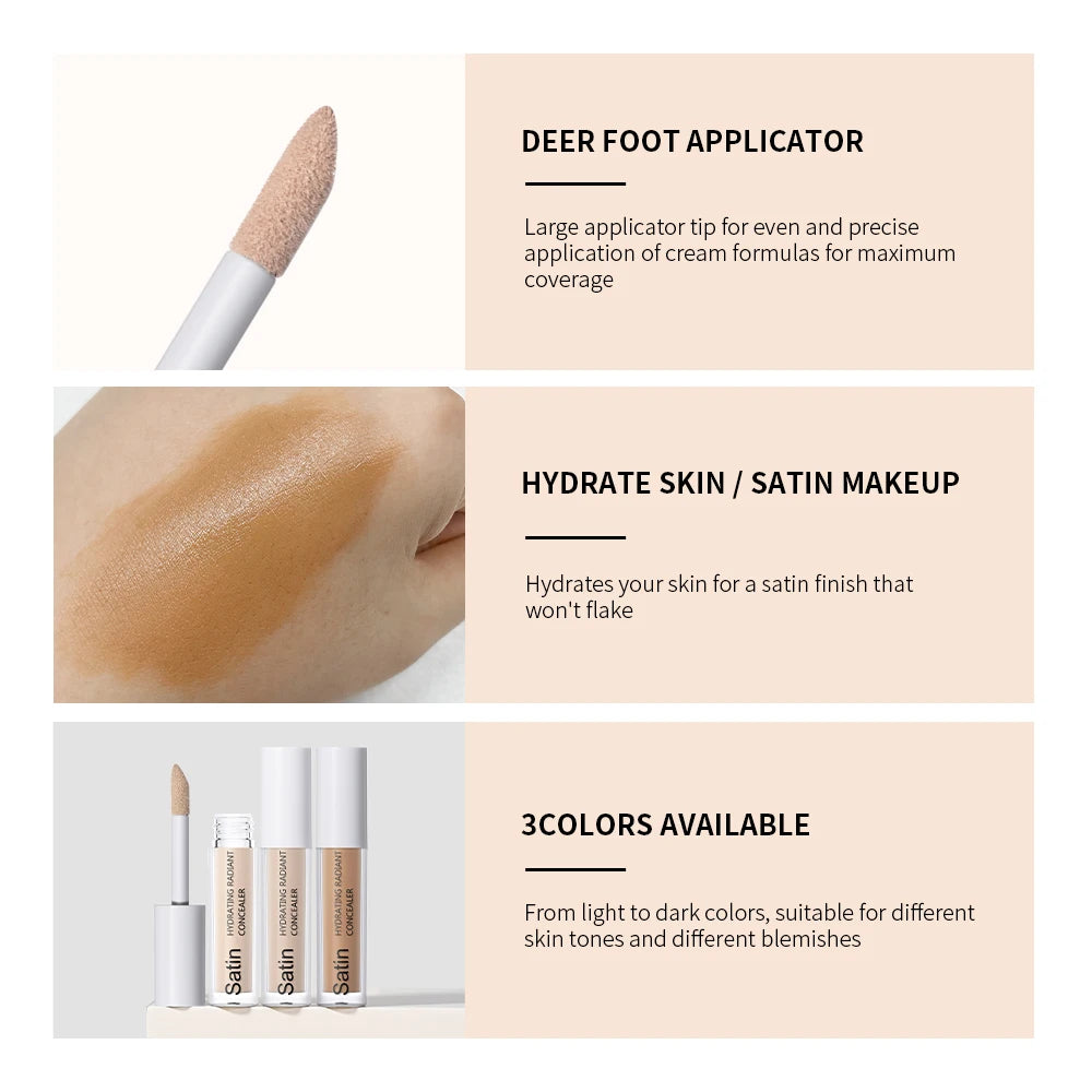 Lakerain Moisturizing Concealer – Full Coverage Cream Concealer Cream Concealer Qst