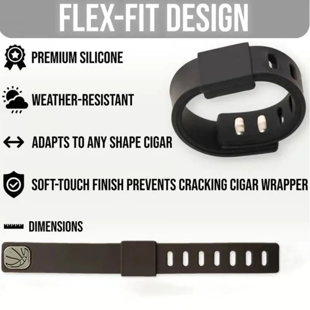 Magnetic Cigar Holder – Portable Adjustable Anti-Slip Clip Cigar Holder Clip Qme