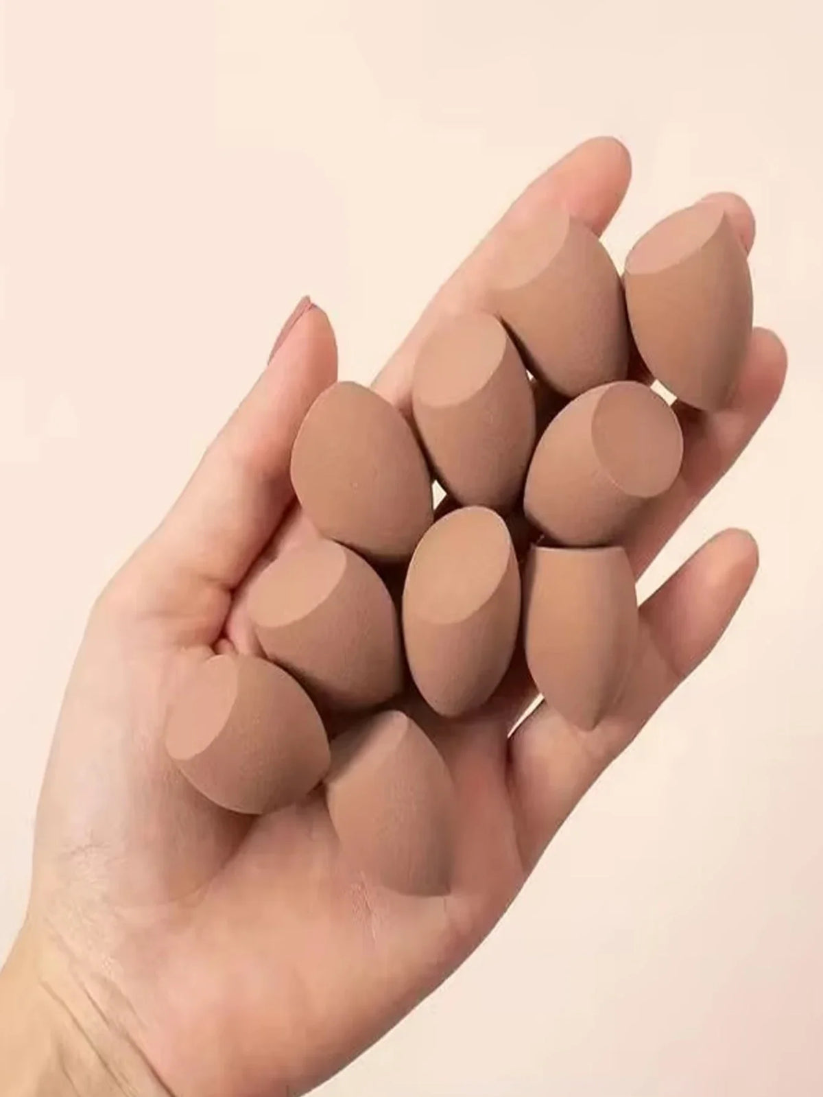 Mini Makeup Blending Sponge 50 Pcs – Dry & Wet Dual Use Makeup Blending Sponge Qme