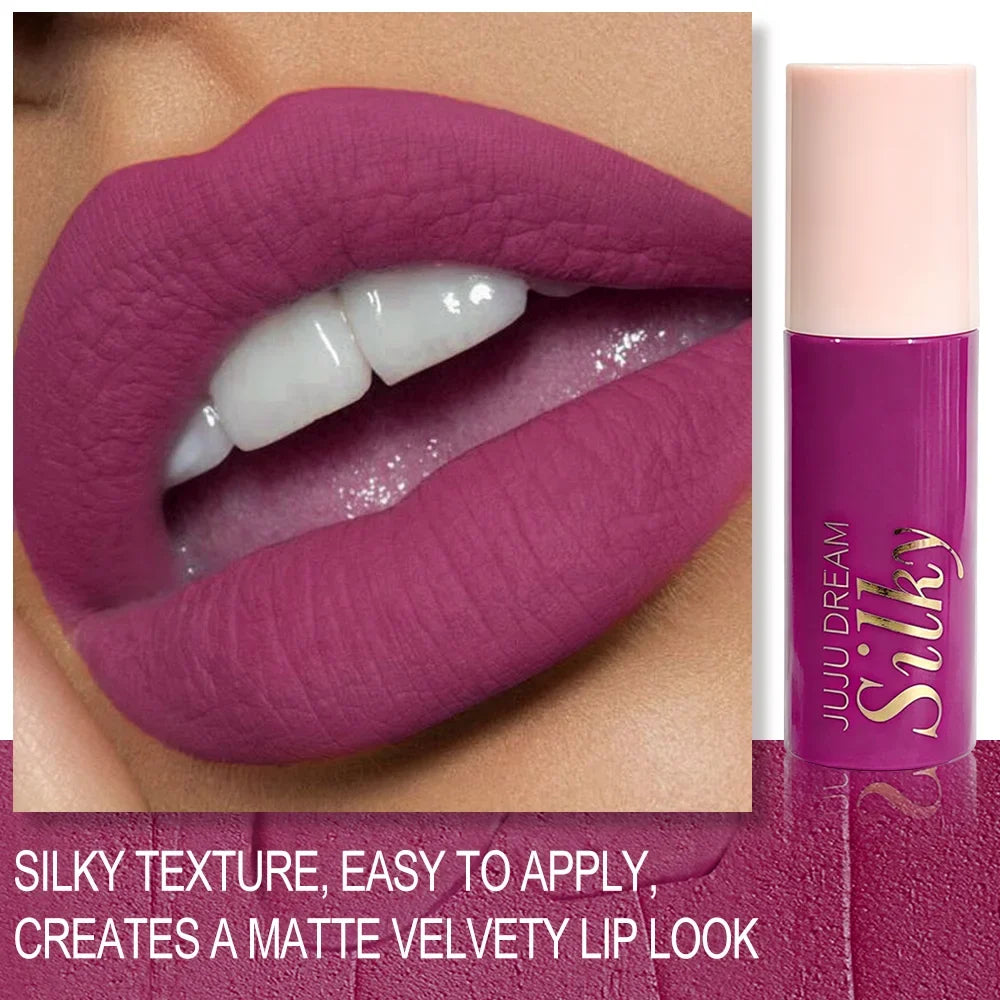 Soft Matte Lipstick Pink Nude – Waterproof Long-Lasting Matte Lipstick Qme
