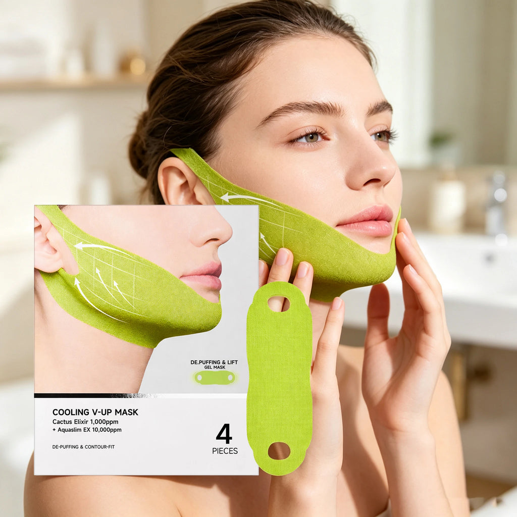 4-Pack Cheek Lifting Face Patches – Firming & Moisturizing Face Lifting Patches Qst
