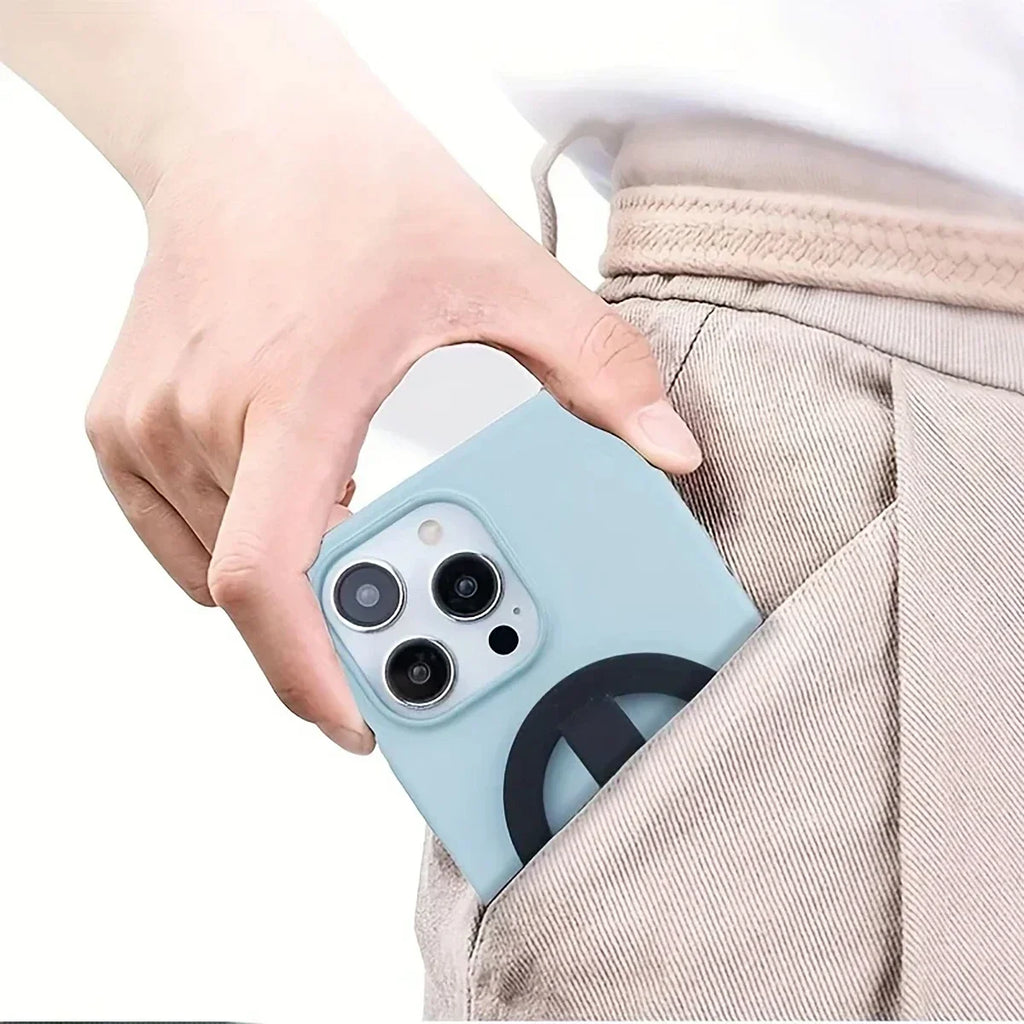 Silicone Magnetic Ring Buckle Universal Phone Holder Phone Ring Holder Qme
