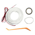 LED Car Trunk Ambient Light Strip | 7 Colors, Universal Fit Car Ambient Light Strip Qme 2M White