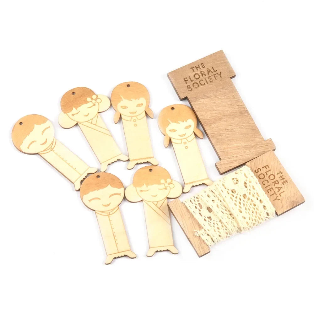 Unfinished Wooden Bobbin Spools for Thread, Ribbon & Cord Wooden Craft Spools Qme