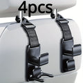 Car Headrest Hook Purse Hanger & Seat Organizer – Black Car Seat Organizer Qme Black