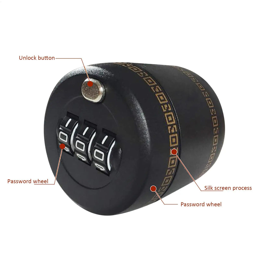 Wine Bottle Combination Lock Cap – Liquor & Whiskey Stopper Bottle Lock Stopper Qme
